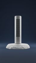 Tower Air Conditioner with Brushed Aluminum
