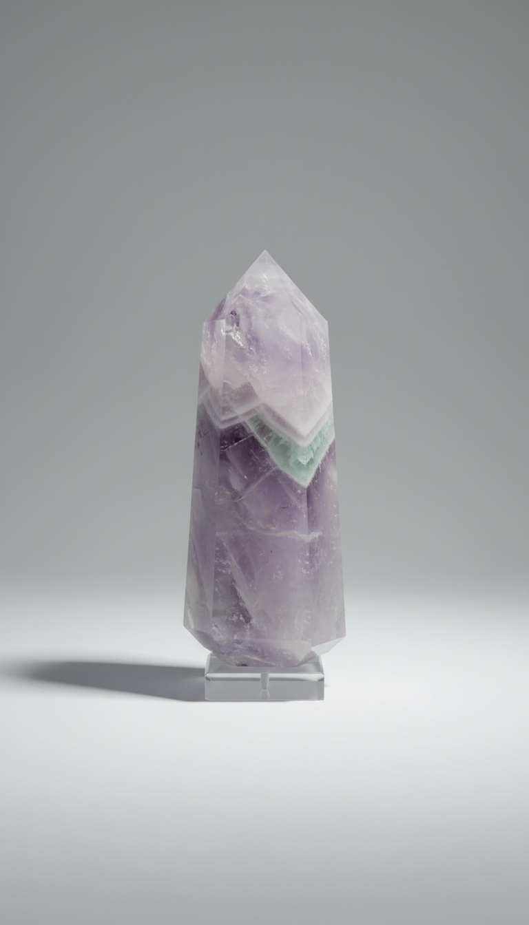 Amethyst Haze crystal point